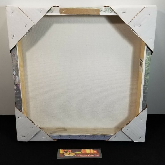 NEW D'Anne Gastorf Weber 14" x 14" Canvas Wall Art - Hurricane Glasses Drinks - Picture 2 of 2